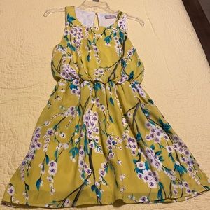 Cute Yellow floral dress